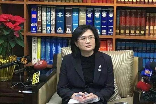 台“外交部”发言人王佩玲去年1月曾抗议尼日利亚政府要求台驻外机构搬离。