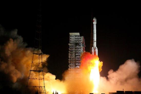 资料图:中国“一箭双星”成功发射北斗三号卫星