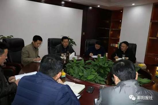 水利部门有关负责人召开会议通报有关情况