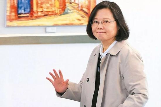 蔡英文。(图片来源:台湾《联合报》)