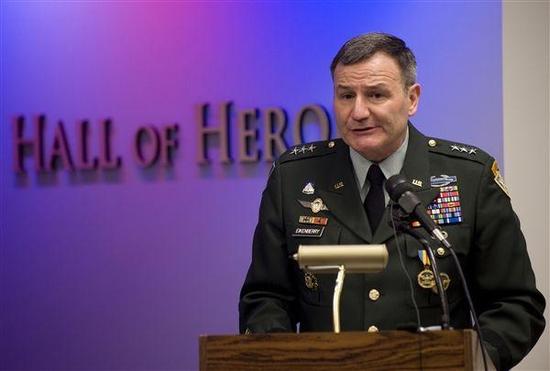 美国退役陆军中将、前驻阿富汗大使艾江山（Karl Eikenberry）。