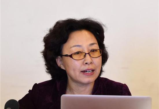 全国政协委员、民进河北省委副主委、河北省文化厅厅长张妹芝 新华网 资料图