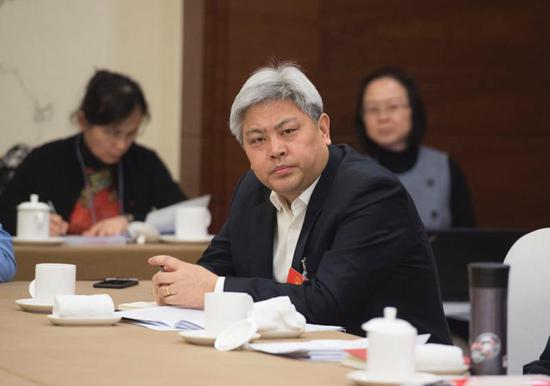 全国人大代表金锋 张驰 摄