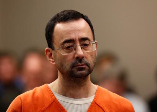 美国国家体操队前队医拉里·纳萨（Larry Nassar）。