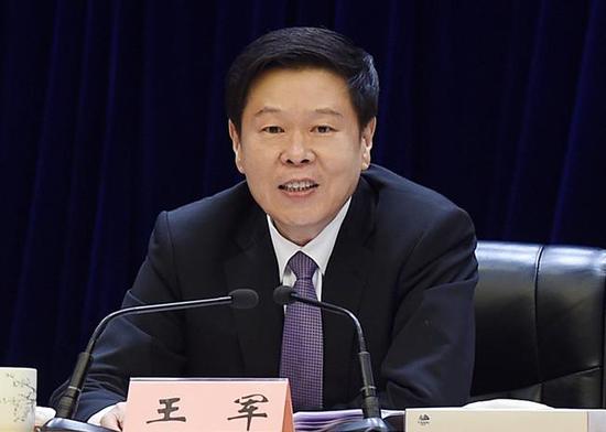 王军。图片来源:国家税务总局网站。