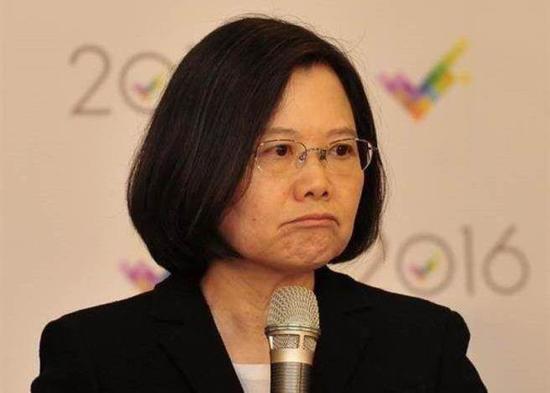 蔡英文。(图片来源:台湾《中时电子报》)