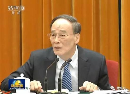 2013年2月,王岐山曾在北京当选十二届全国人大代表。