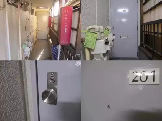 ▲命案就发生在折扇门前。