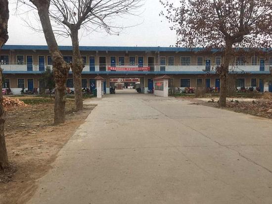 顺河乡中心学校校园 澎湃新闻记者 胡芮默 图