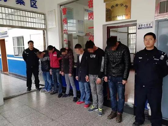 警方控制6名嫌疑人。 警方供图