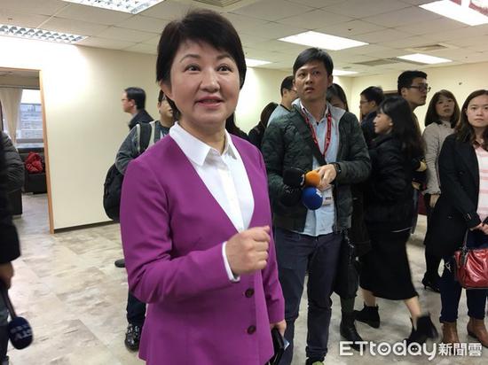 国民党“立委”卢秀燕。(图片来源:台湾“东森新闻云”)
