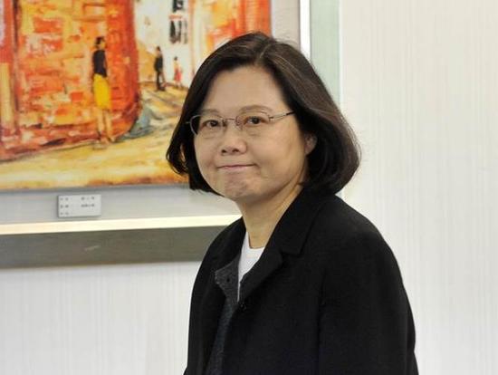 蔡英文(图片来源:台湾《中时电子报》)