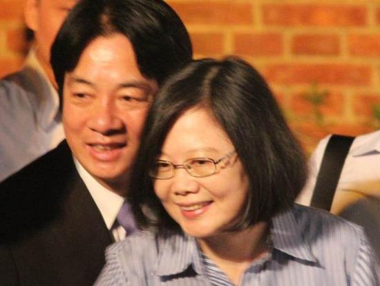 赖清德在民进党内的声望超蔡英文。(图片来源:台湾《中时电子报》)