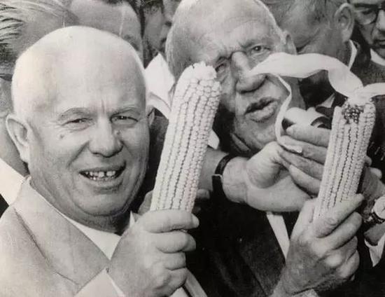 ▲资料图片：1959年9月15日至27日，苏联领导人赫鲁晓夫访问美国，期间不仅品尝了美国热狗，还决定回国后推广玉米种植。