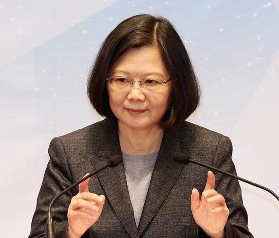 蔡英文（图片来源：台湾《中时电子报》）