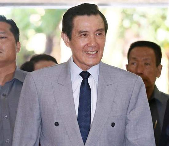 台湾地区前领导人马英九。(图片来源:台湾《中时电子报》)
