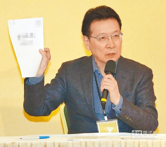 赵少康（图片来源：台湾《中时电子报》）