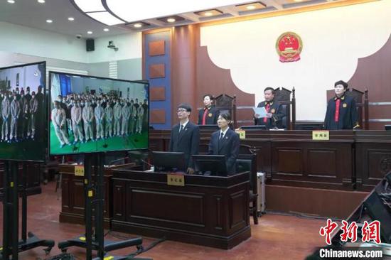 图为宣判现场。 郝佳瑞 摄