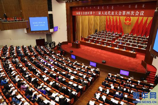 大会开幕现场。新华网 曹桢摄