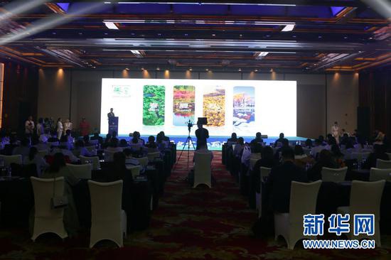 “畅游内蒙古”文化旅游宣传推广活动现场。新华网 曹桢摄