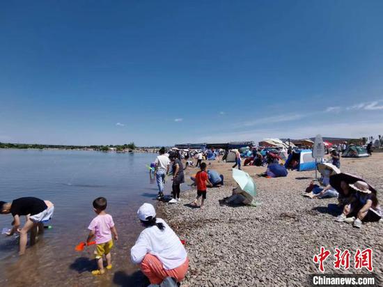回归“草原水乡”的乌兰浩特。乌兰浩特水利局供图