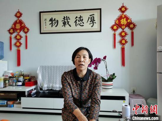 图为胡镱慧。 李爱平 摄