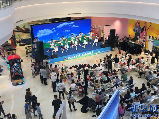 路演活动现场。新华网发