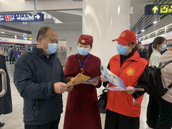 图为志愿活动现场
