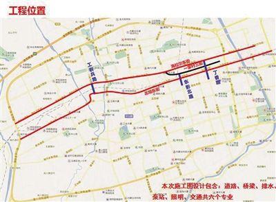 三座公铁立交桥位置图