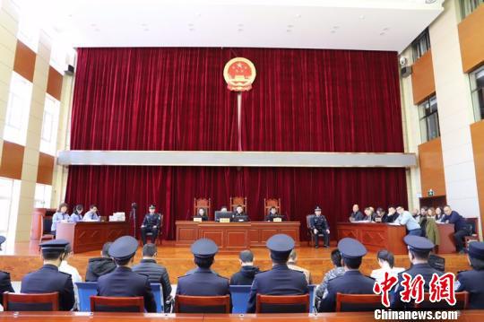 图为庭审现场。检察院供图