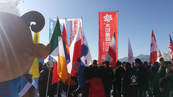 国际登联攀冰世界杯中国站比赛在呼和浩特土左