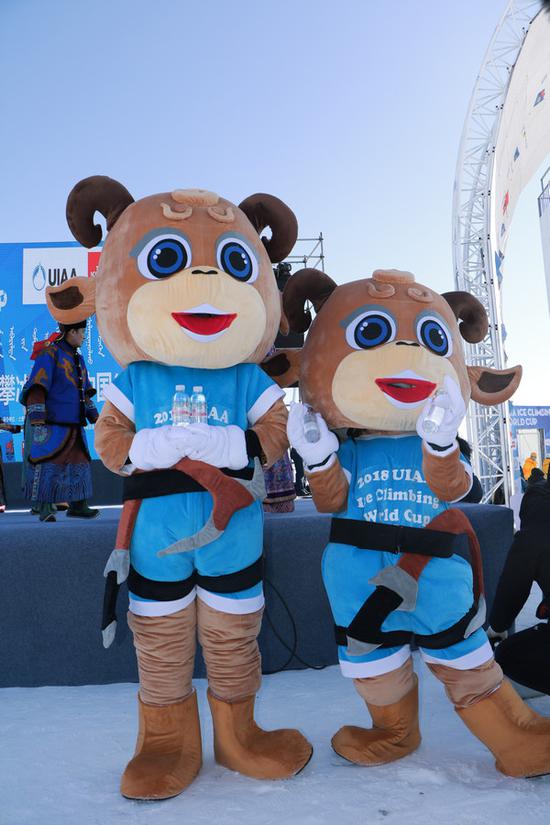 国际登联攀冰世界杯中国站比赛在呼和浩特土左