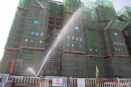 在建工地现场喷淋降尘