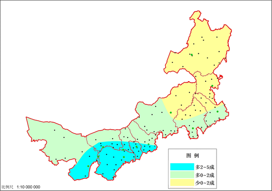 2018年7月21日至8月31日降水量距平百分率预报图