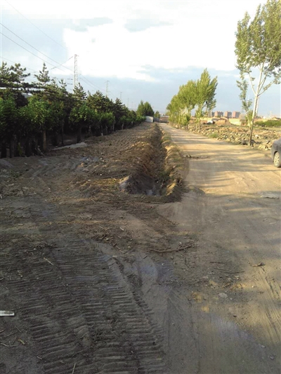 清理后的金一道铁路沿线