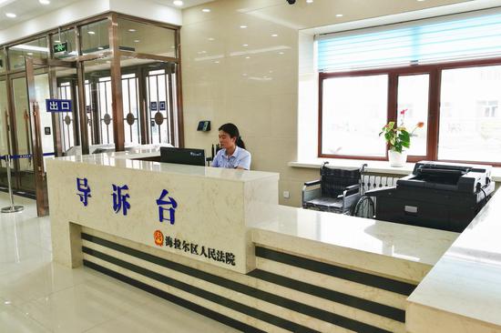 导诉台、自助查询区