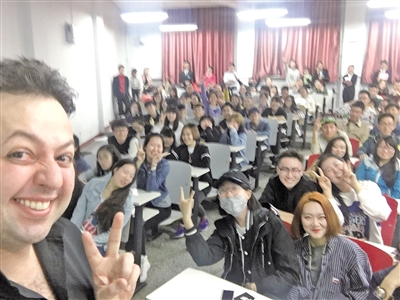 David与学生们