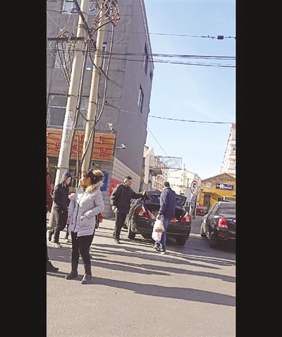 在南茶坊拉客的黑车