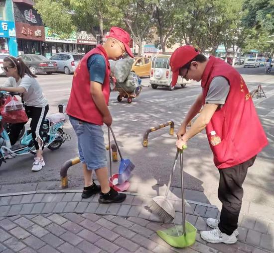 市总工会志愿服务风采