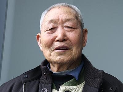 图为南京大屠杀幸存者马淑勤。图片来源:中国军网