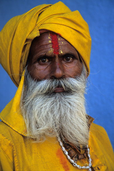 《A Sadhu in Gujarat， India》