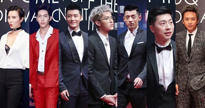 GQ年度人物盛典 吴亦凡银发PK张继科马龙