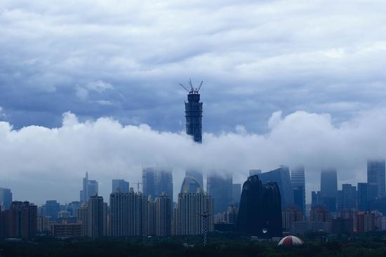 建设中的“中国尊” 李建波 摄影