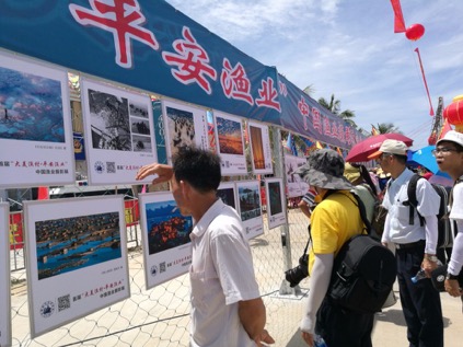 2017年8月16日,第二届“大美渔村 平安渔业”中国渔业摄影展在广东省阳江市的海陵岛启动,首届中国渔业摄影大展入展作品展览开幕。张双双摄