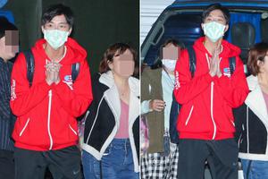 江宏杰如期录制综艺 下班时双手合十向媒体致谢