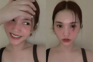 杨丞琳分享健身后素颜自拍脸颊红润