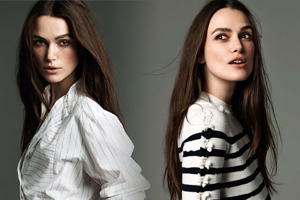 凯拉·奈特莉黑白系写真简约干练