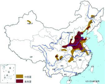 全国霾区预报图