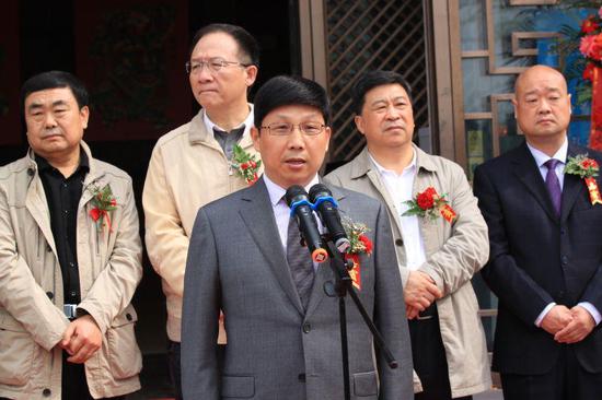 著名画家张继山致答谢辞