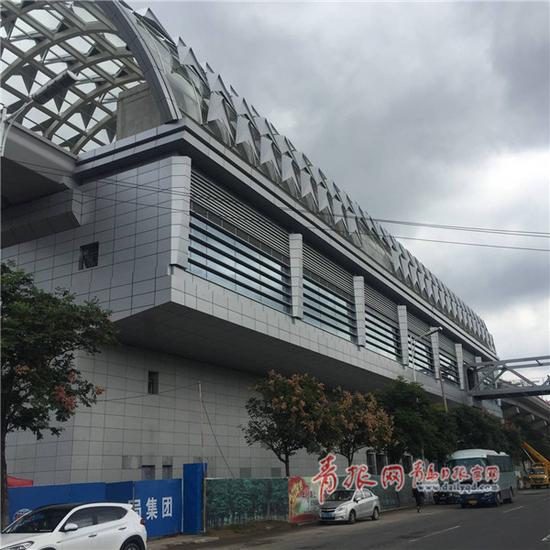 北九水站台露真容。记者 傅学军 摄